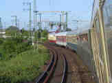 Ausfahrt Frankfurt Hbf in Richtung Wrzburg