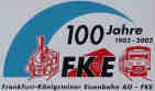 100 Jahre FKE Aufkleber